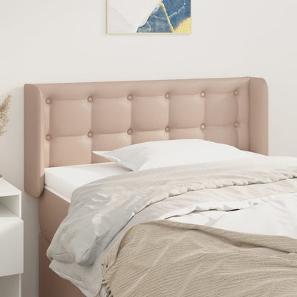 Testiera ad Orecchio Cappuccino 103x16x78/88 cm in Similpelle