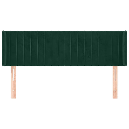 Testiera ad Orecchio Verde Scuro 147x16x78/88 cm in Velluto | homemem39