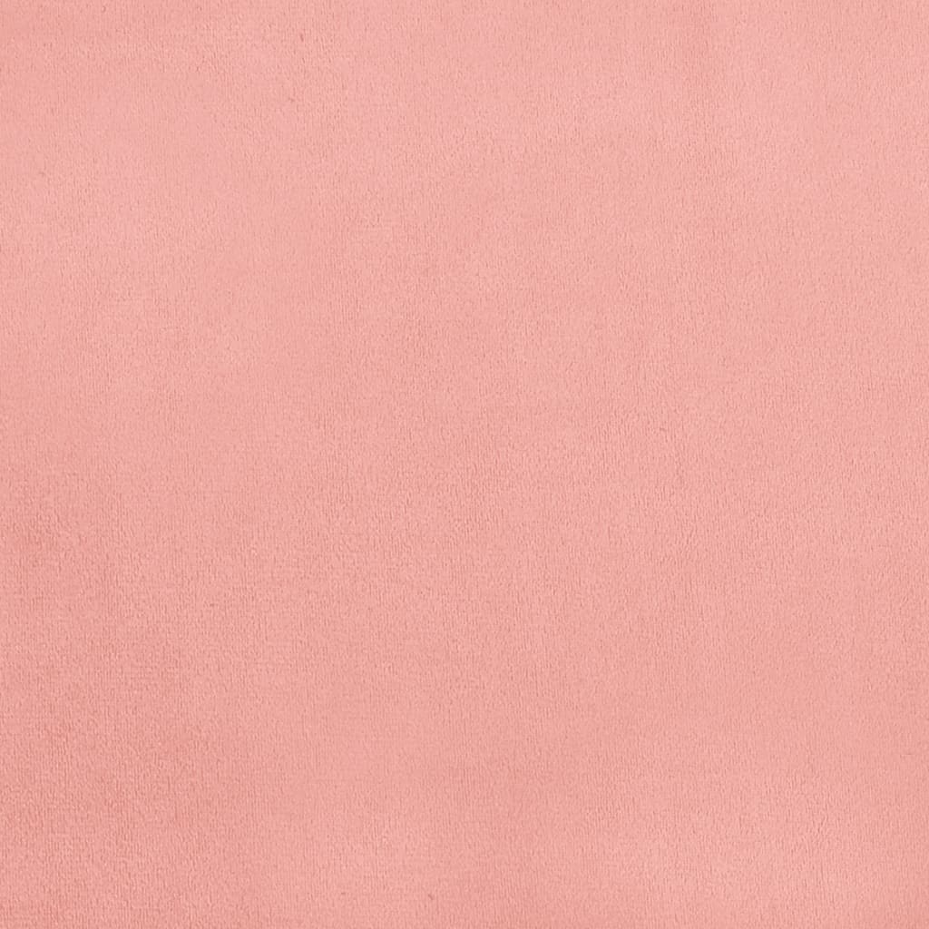 Testiera ad Orecchio Rosa 163x16x78/88 cm in Velluto | homemem39