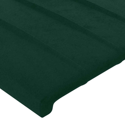Testiera ad Orecchio Verde Scuro 93x16x118/128 cm in Velluto | homemem39