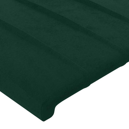 Testiera ad Orecchio Verde Scuro 147x23x118/128cm in Velluto | homemem39