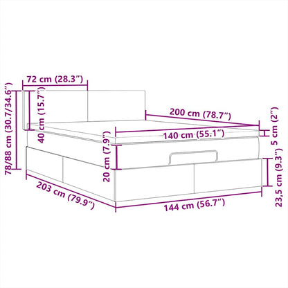 Testiera a LED Blu Scuro 100x5x118/128 cm in Velluto | homemem39