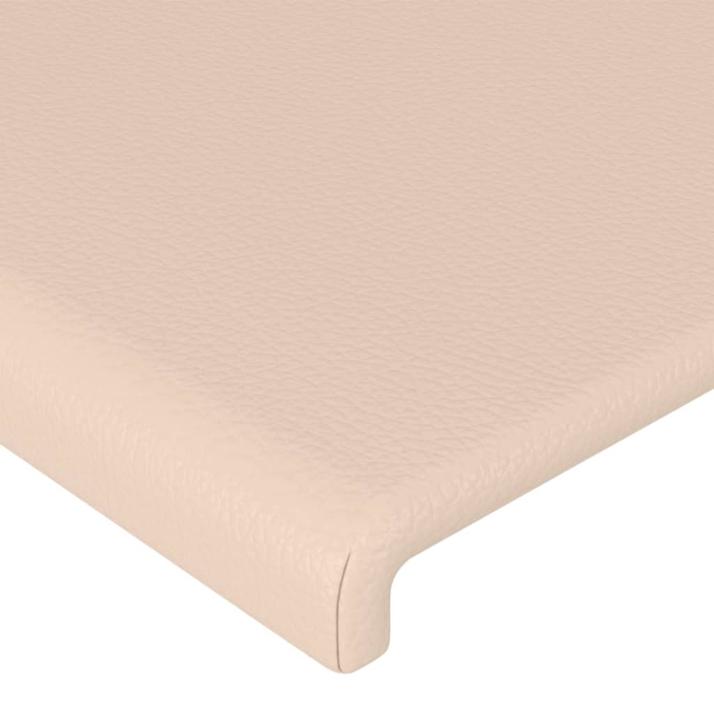 Testiera Cappuccino a LED 103x16x78/88 cm in Similpelle - homemem39