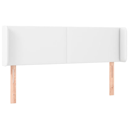 Testiera a LED Bianca 147x16x78/88 cm in Similpelle - homemem39