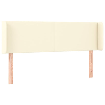 Testiera a LED Crema 147x16x78/88 cm in Similpelle - homemem39