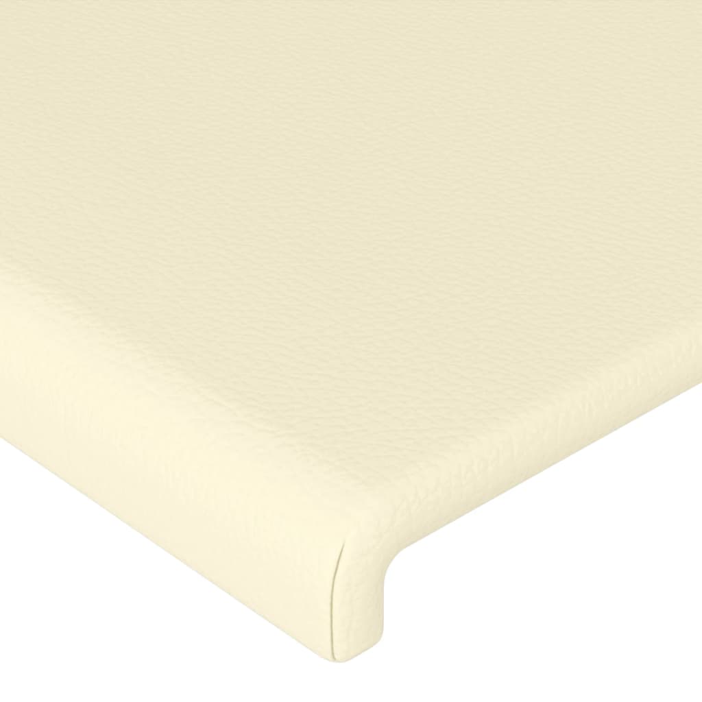 Testiera a LED Crema 183x16x78/88 cm in Similpelle - homemem39