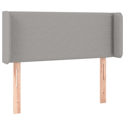 Testiera Grigio Chiaro a LED 83x16x78/88 cm in Tessuto - homemem39