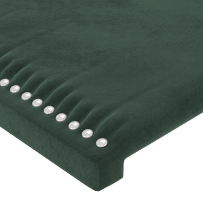 Testiera a LED Verde scuro 93x16x78/88 cm in Velluto - homemem39