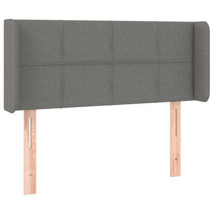 Testiera a LED Grigio Scuro 103x16x78/88 cm in Tessuto - homemem39
