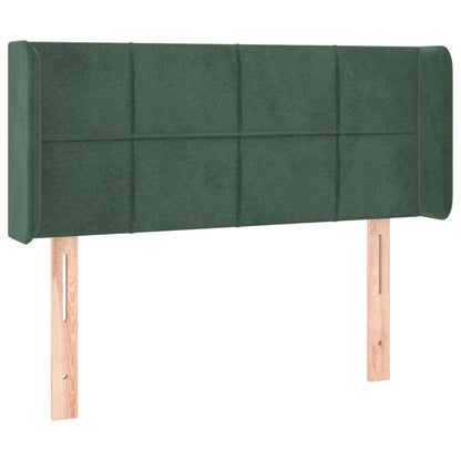 Testiera a LED Verde Scuro 103x16x78/88 cm in Velluto - homemem39