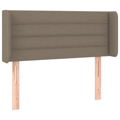 Testiera a LED Tortora 83x16x78/88 cm in Tessuto - homemem39