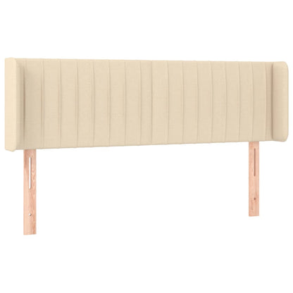 Testiera a LED Crema 147x16x78/88 cm in Tessuto - homemem39