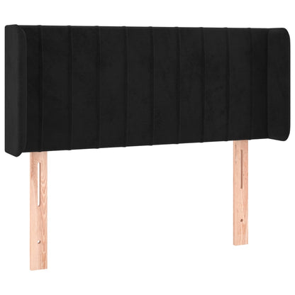 Testiera a LED Nera 83x16x78/88 cm in Velluto - homemem39