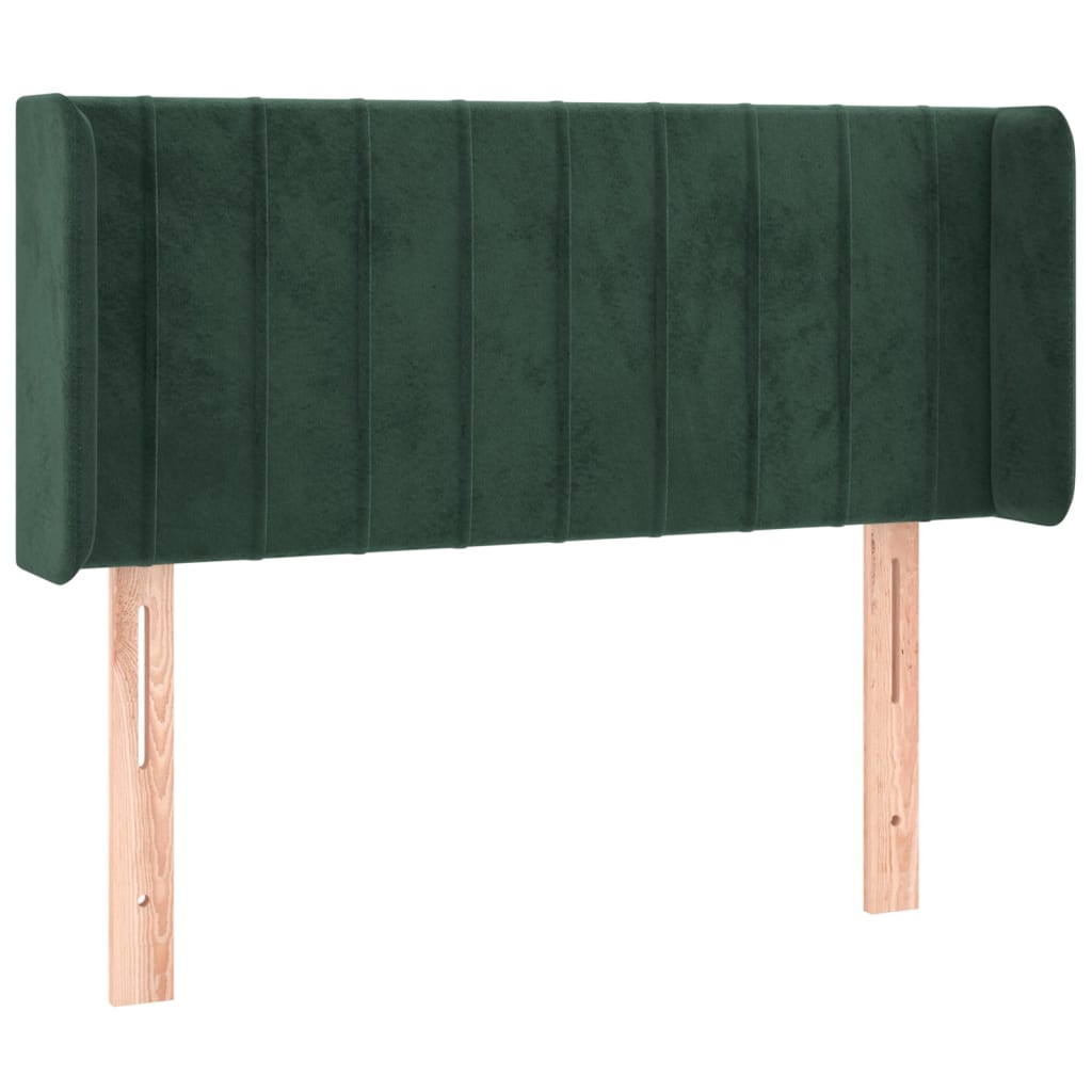 Testiera a LED Verde scuro 93x16x78/88 cm in Velluto - homemem39