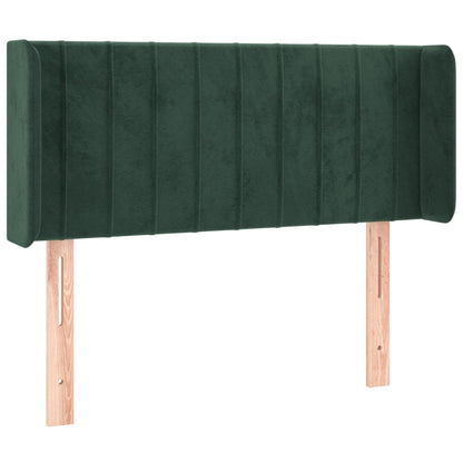 Testiera a LED Verde Scuro 103x16x78/88 cm in Velluto - homemem39