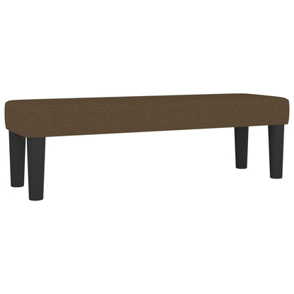Giroletto a Molle con Materasso Marrone Scuro 180x200cm Tessuto | homemem39