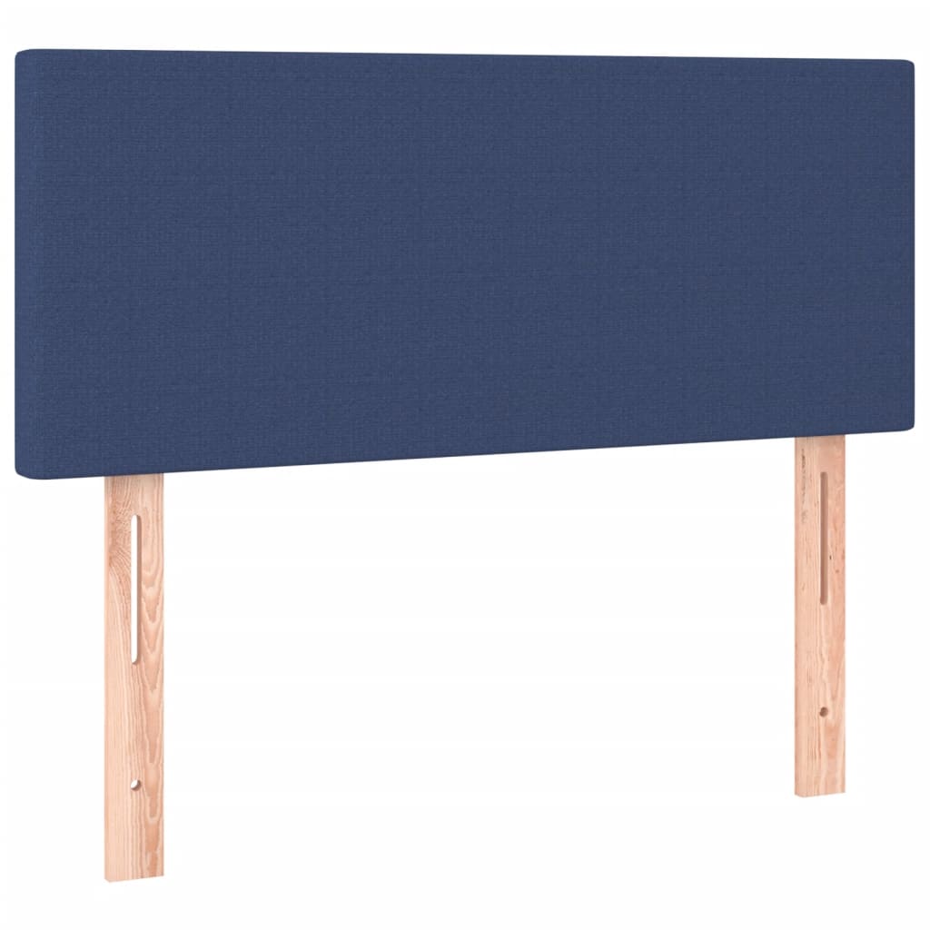 Giroletto a Molle con Materasso Blu 100x200 cm in Tessuto | homemem39