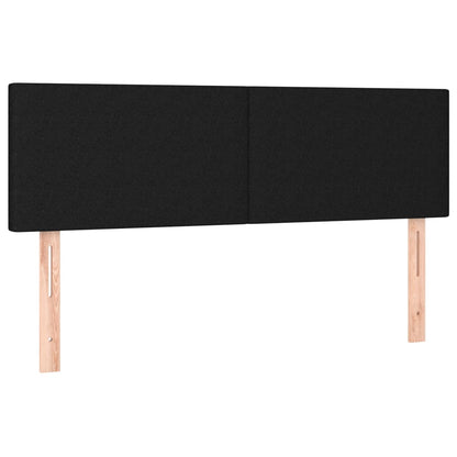 Giroletto a Molle con Materasso Nero 140x190 cm in Tessuto | homemem39