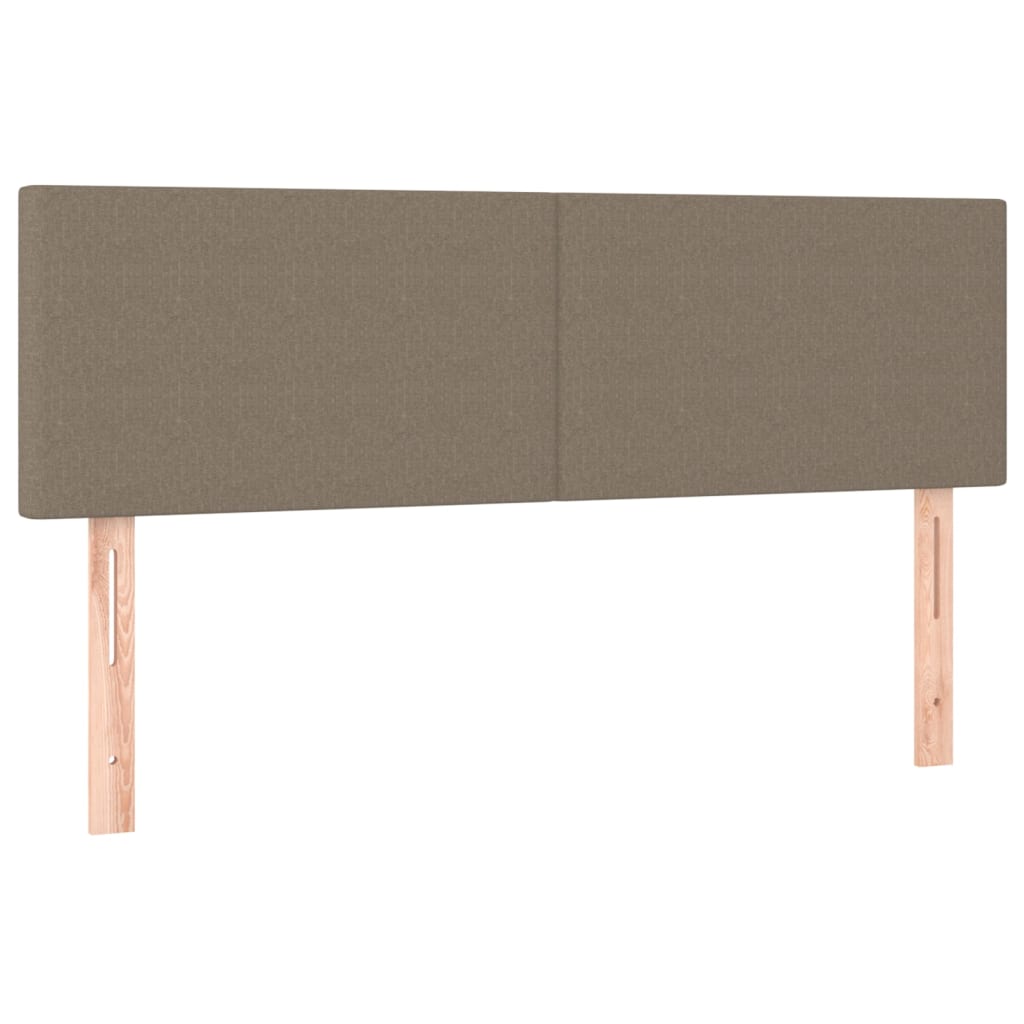 Giroletto a Molle con Materasso Tortora 140x190 cm in Tessuto | homemem39