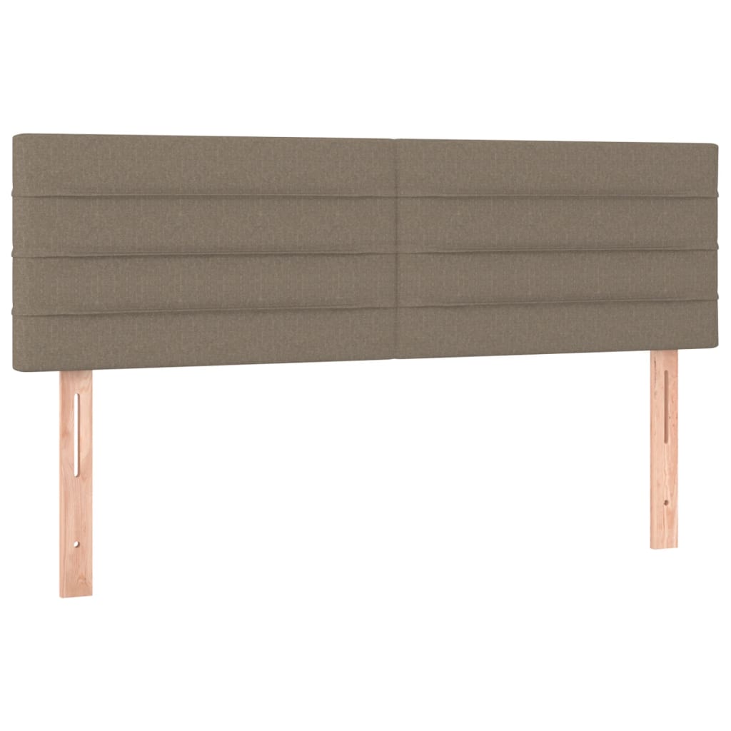 Giroletto a Molle con Materasso Tortora 140x190 cm in Tessuto | homemem39