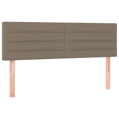 Giroletto a Molle con Materasso Tortora 140x190 cm in Tessuto | homemem39