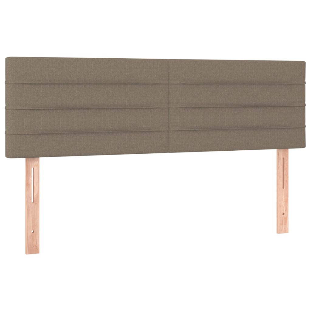 Giroletto a Molle con Materasso Tortora 140x200 cm in Tessuto | homemem39