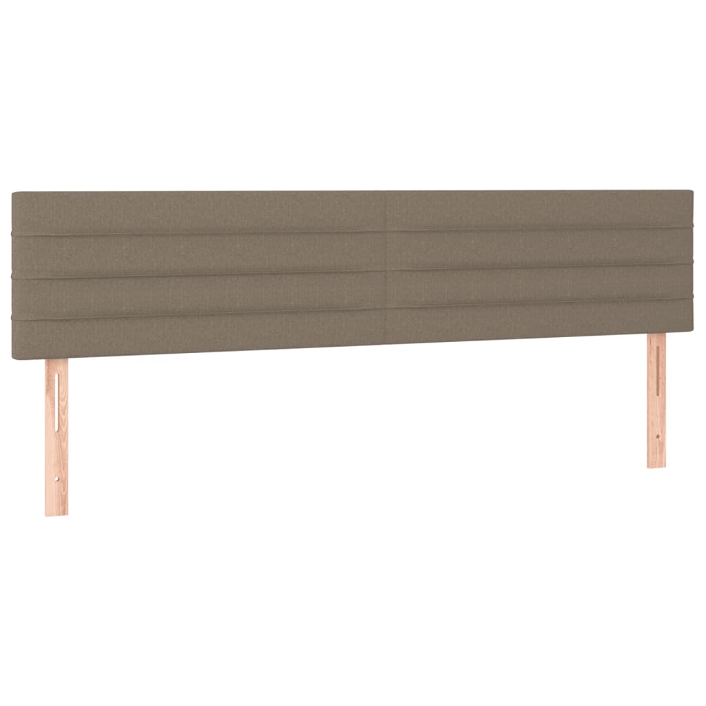 Giroletto a Molle con Materasso Tortora 180x200 cm in Tessuto | homemem39