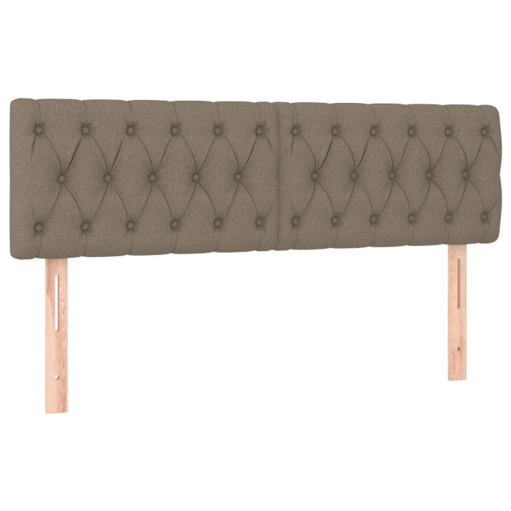 Giroletto a Molle con Materasso Tortora 140x190 cm in Tessuto | homemem39
