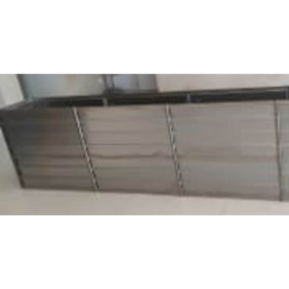 Giroletto a Molle con Materasso Nero 160x200 cm in Tessuto