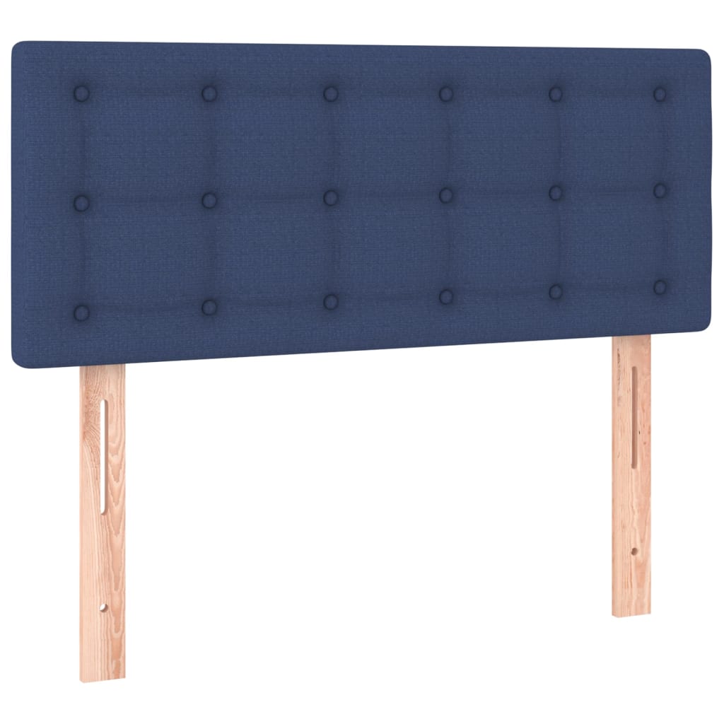 Giroletto a Molle con Materasso Blu 100x200 cm in Tessuto | homemem39