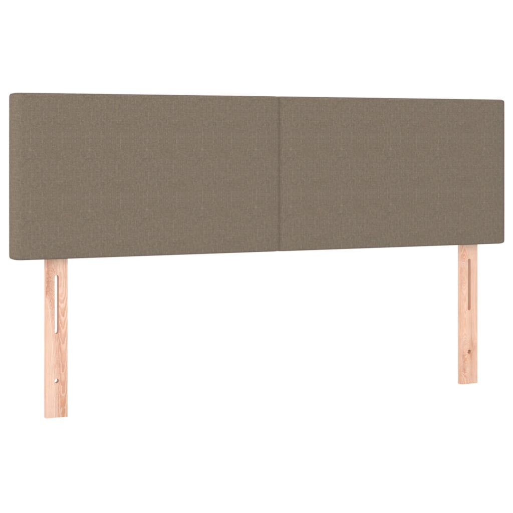 Giroletto a Molle con Materasso Tortora 140x190 cm in Tessuto | homemem39