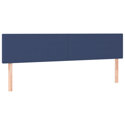Giroletto a Molle con Materasso Blu 160x200 cm in Tessuto | homemem39