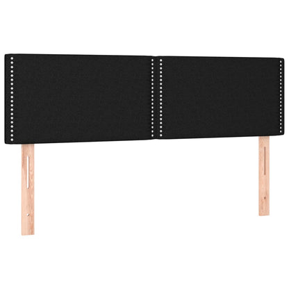 Giroletto a Molle con Materasso Nero 140x190 cm in Tessuto | homemem39