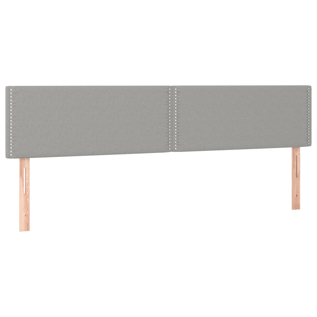 Giroletto a Molle con Materasso Grigio Chiaro 200x200cm Tessuto | homemem39