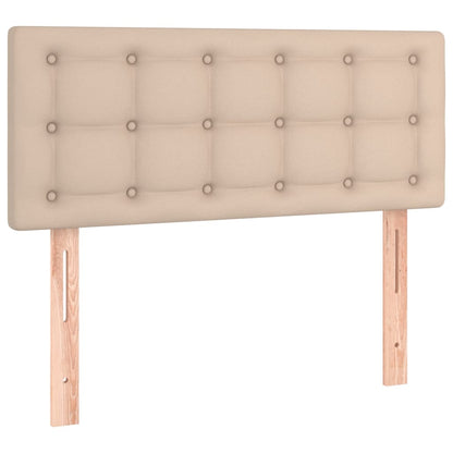 Giroletto a Molle con Materasso Cappuccino 100x200cm Similpelle | homemem39