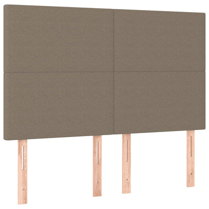 Giroletto a Molle con Materasso Tortora 140x200 cm in Tessuto | homemem39