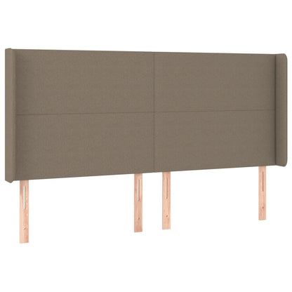Giroletto a Molle con Materasso Tortora 180x200 cm in Tessuto | homemem39