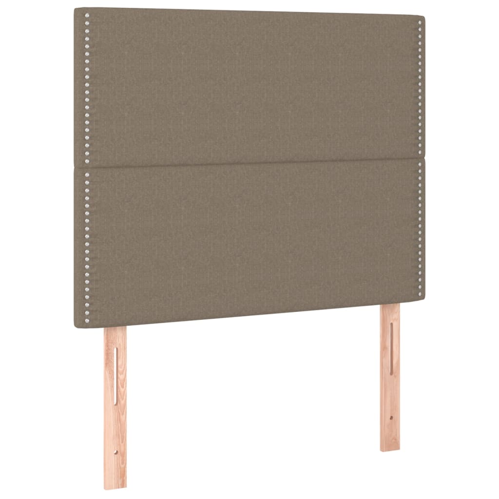 Giroletto a Molle con Materasso Tortora 100x200 cm in Tessuto | homemem39