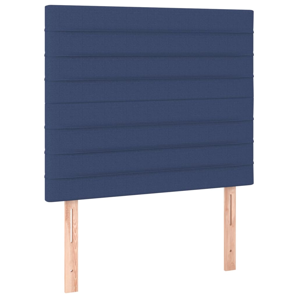 Giroletto a Molle con Materasso Blu 90x190 cm in Tessuto | homemem39