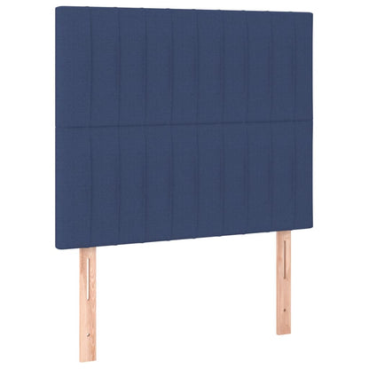 Giroletto a Molle con Materasso Blu 90x200 cm inTessuto | homemem39