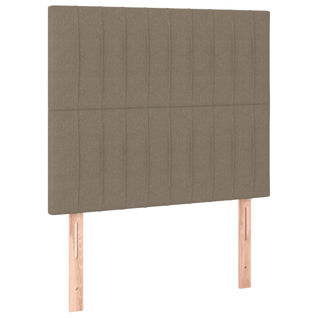 Giroletto a Molle con Materasso Tortora 100x200 cm in Tessuto | homemem39