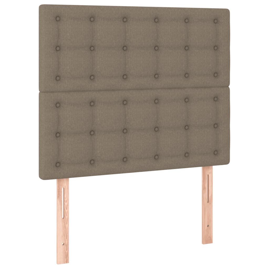 Giroletto a Molle con Materasso Tortora 80x200 cm inTessuto | homemem39