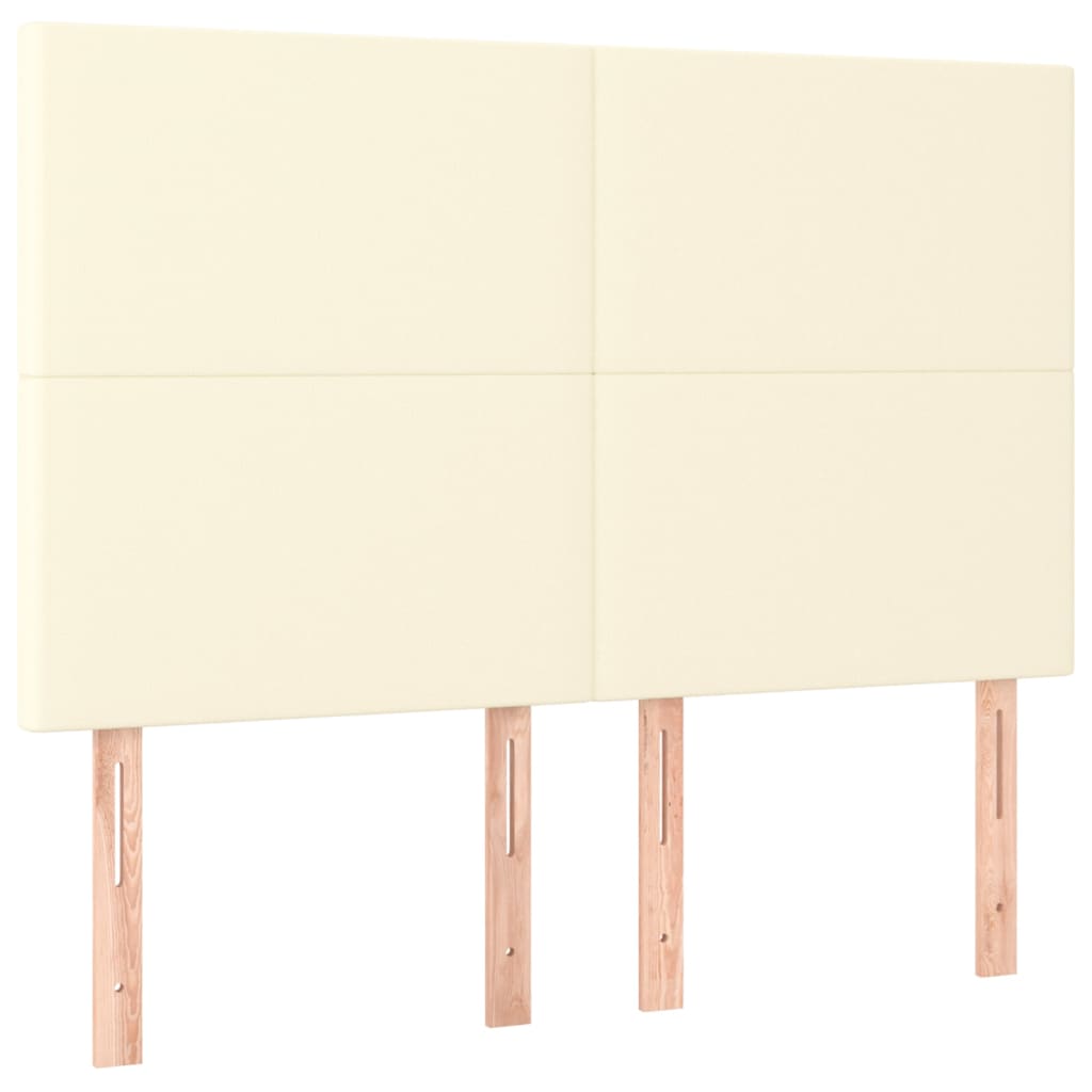 Giroletto a Molle con Materasso Crema 140x190 cm in Similpelle | homemem39