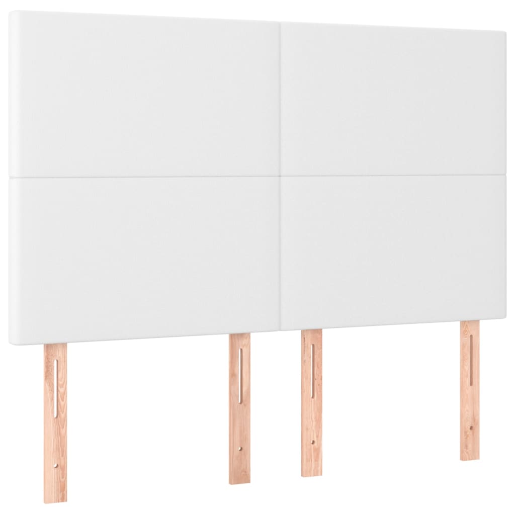Giroletto a Molle con Materasso Bianco 140x200 cm in Similpelle | homemem39