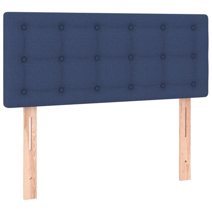 Letto a Molle con Materasso e LED Blu 80x200 cm in Tessuto - homemem39