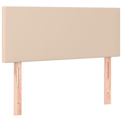Giroletto Molle Materasso e LED Cappuccino 80x200 cm Similpelle | homemem39