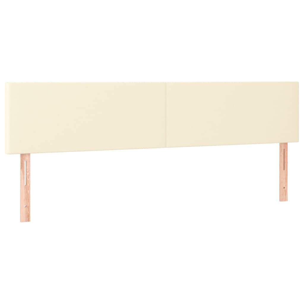 Giroletto a Molle con Materasso e LED Crema 180x200 cm | homemem39
