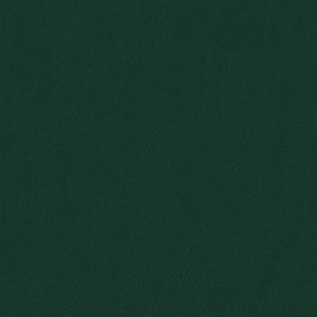 Letto a Molle con Materasso e LED Verde Scuro 180x200cm Velluto