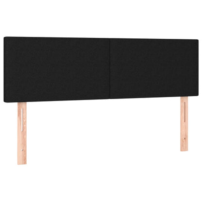 Giroletto a Molle con Materasso Nero 140x190 cm in Tessuto | homemem39