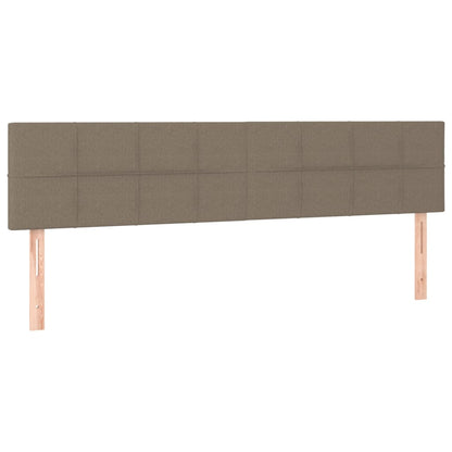 Giroletto a Molle con Materasso Tortora 180x200 cm in Tessuto | homemem39